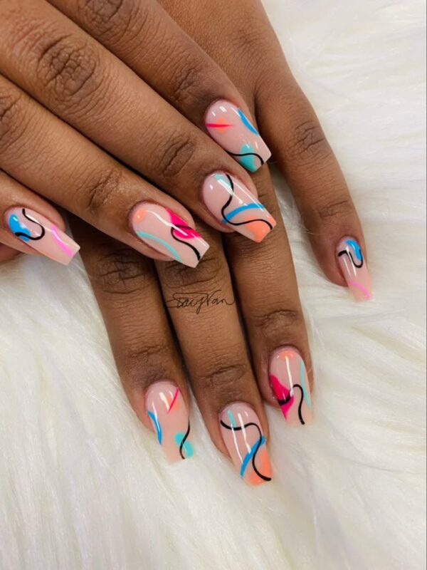 Abstract Art Nails
