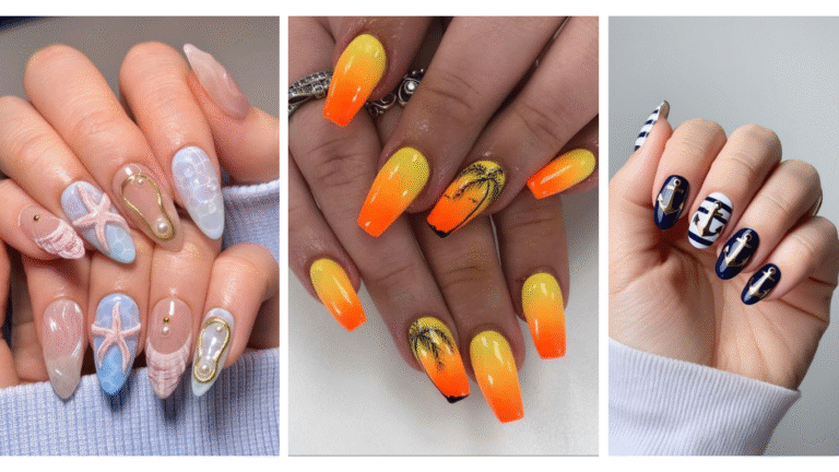 #CruiseNails #NailDesigns #NailArt #NauticalNails #BeachNails #SeasideManicure #AnchorNails #NauticalManicure #ChicNails #SummerNails #TravelNails #NailInspiration #SeashellNails"