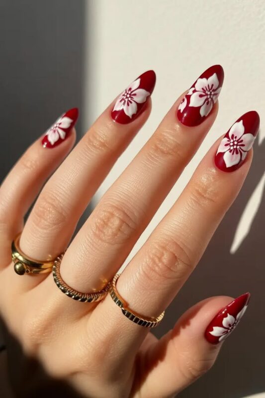 Floral Nail Designs 