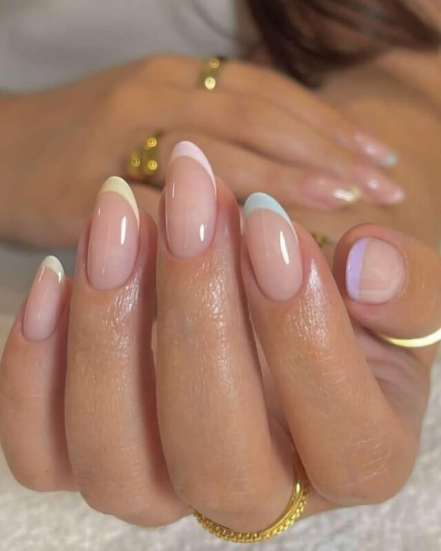Pastel French Tips