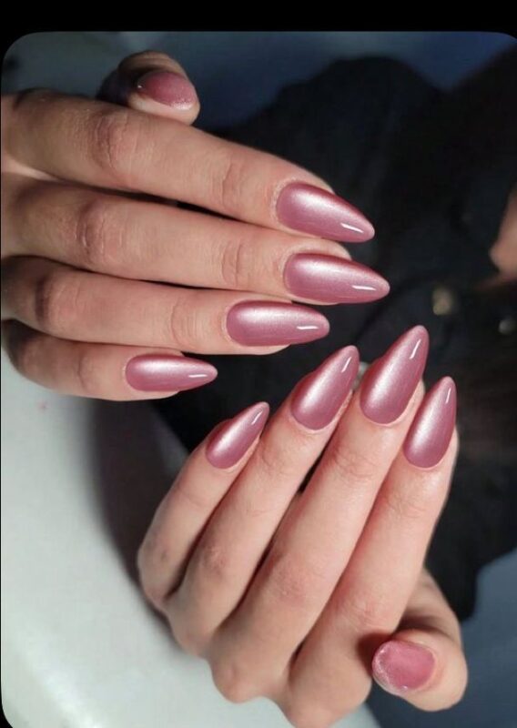 Rose Gold Nails