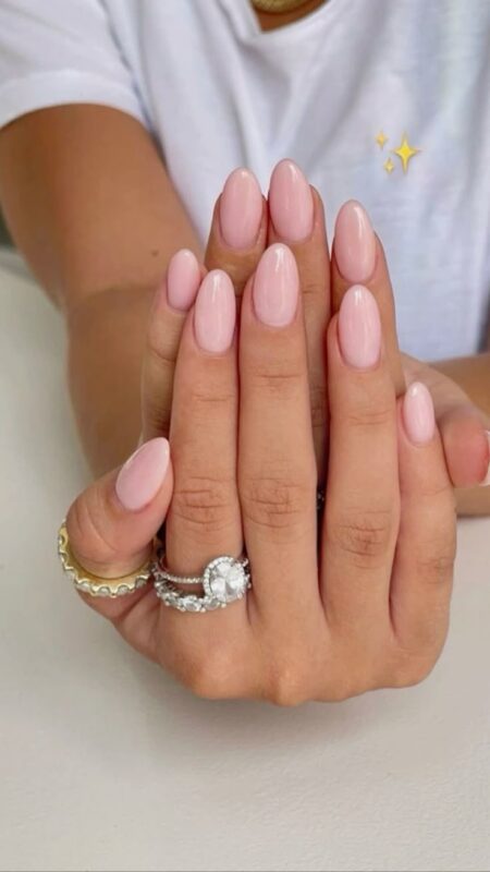 Sheer Pink Nails