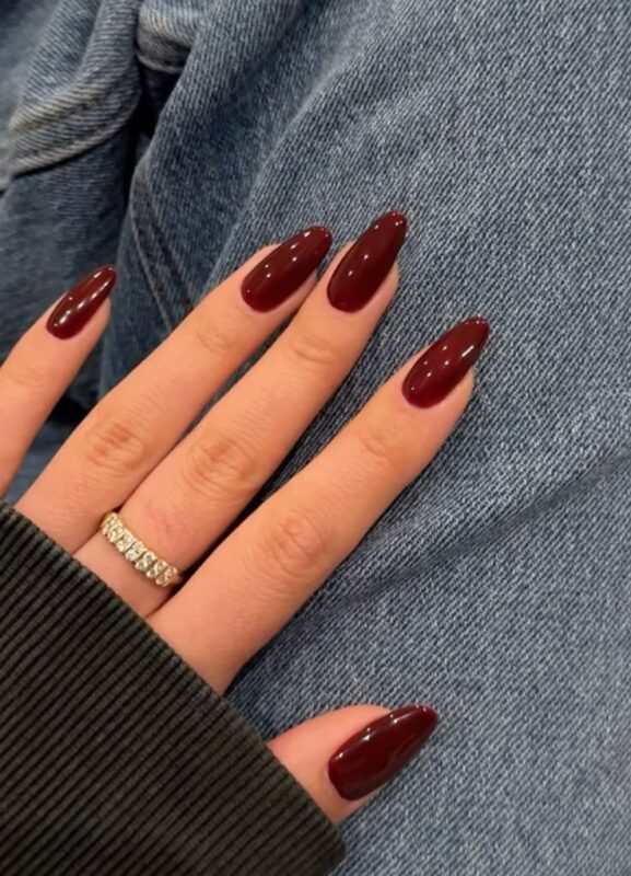Wine Red Nails