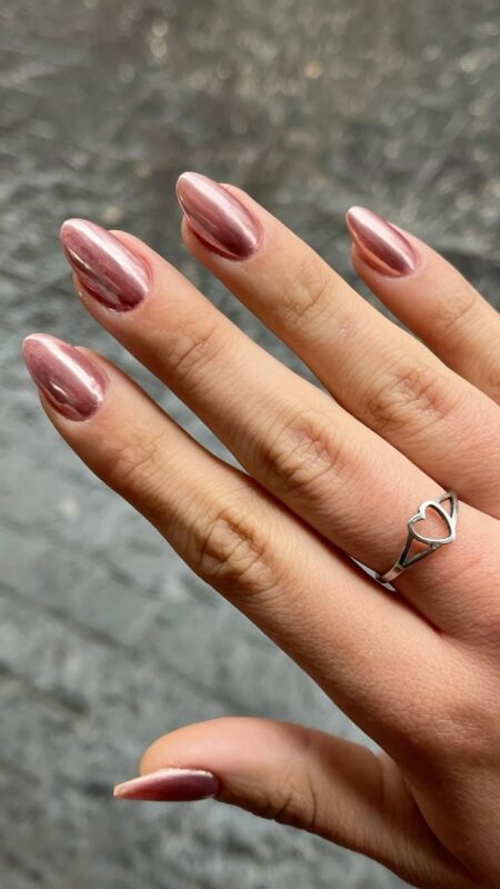 Rose gold chrome