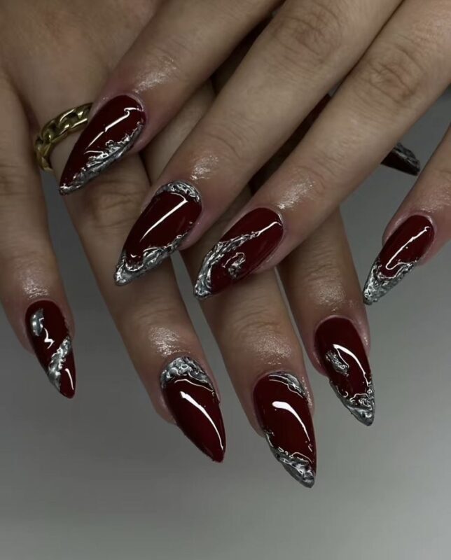 Chrome with Crystal Embellishments