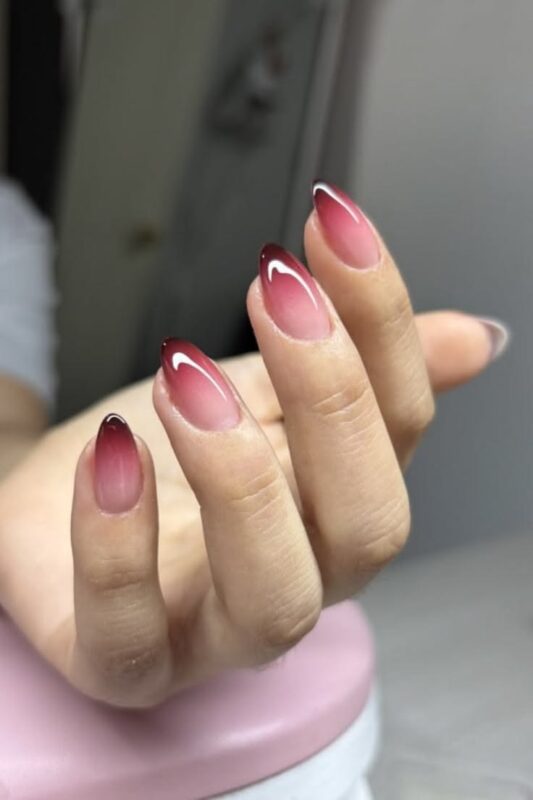 Ombre Chrome Nails