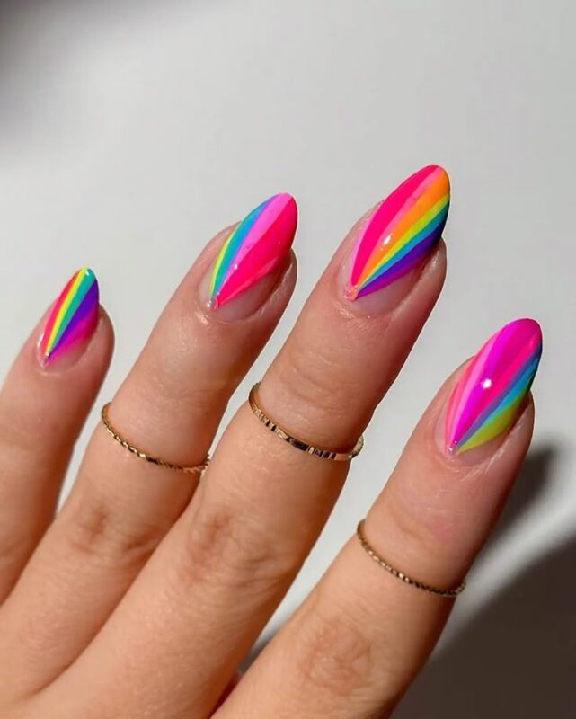 Rainbow Nails