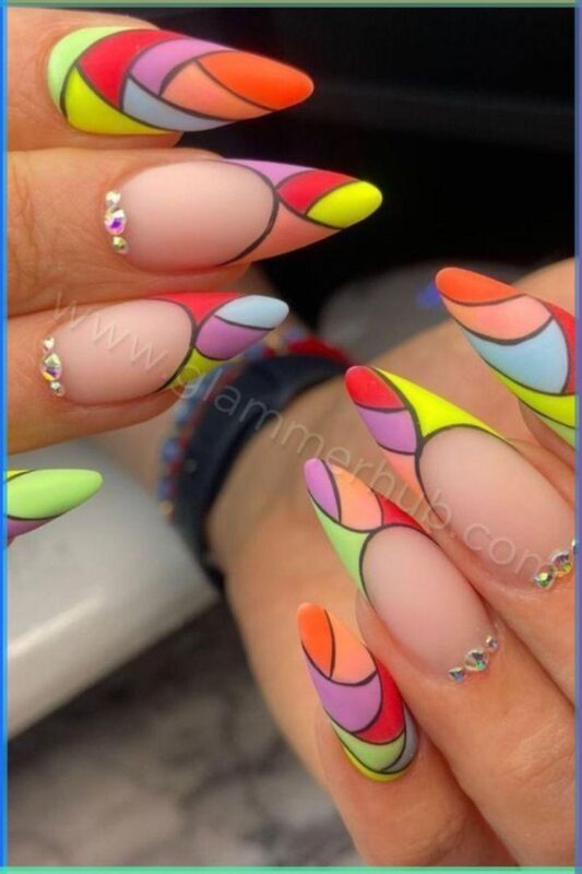 Abstract Art Nails