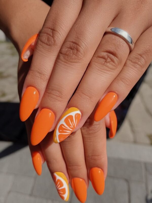 Citrus Slice Nails