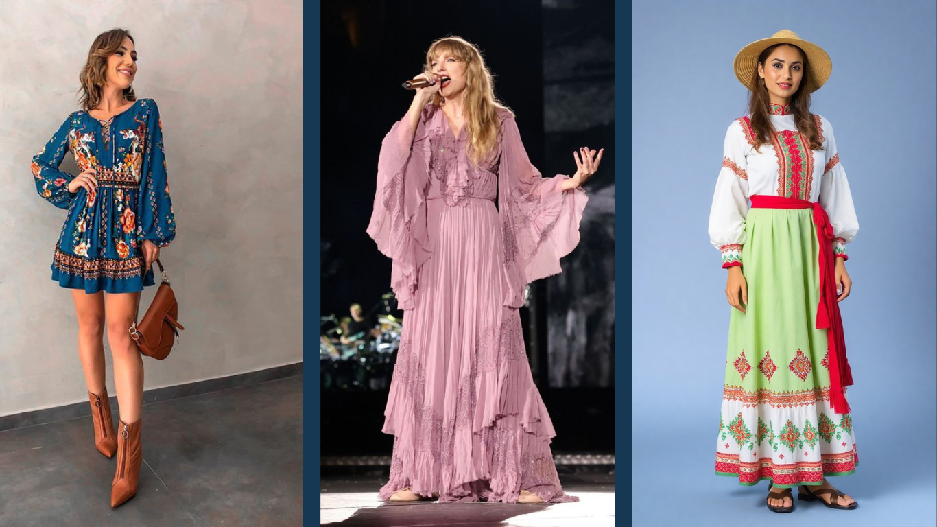 17 folklore-inspired dress outfit ideas featuring traditional patterns, vibrant colors, and unique, cultural styles for a standout look.
