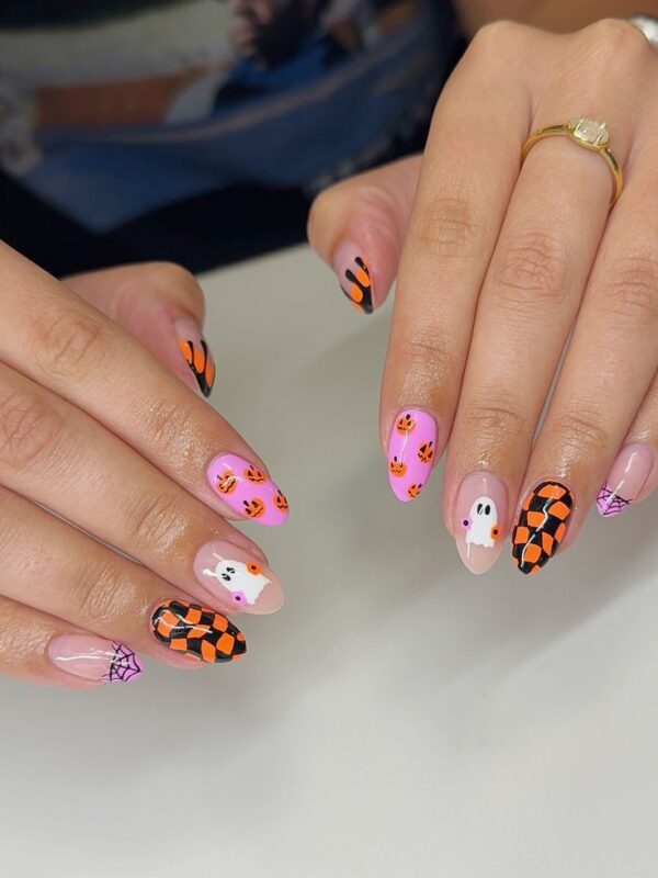 Halloween-Inspired Fun nails