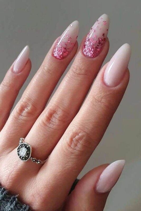 Ombre Glitter Nails