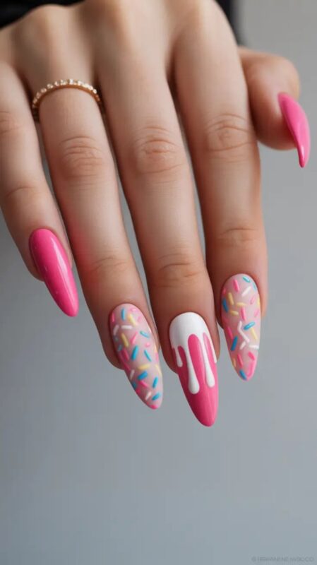 Pastel Ice Cream Nails