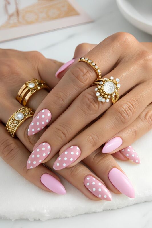 Polka Dot Nails