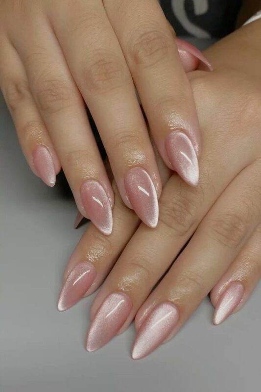 Soft Blush nails