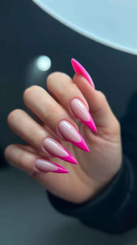 Stiletto French Tips