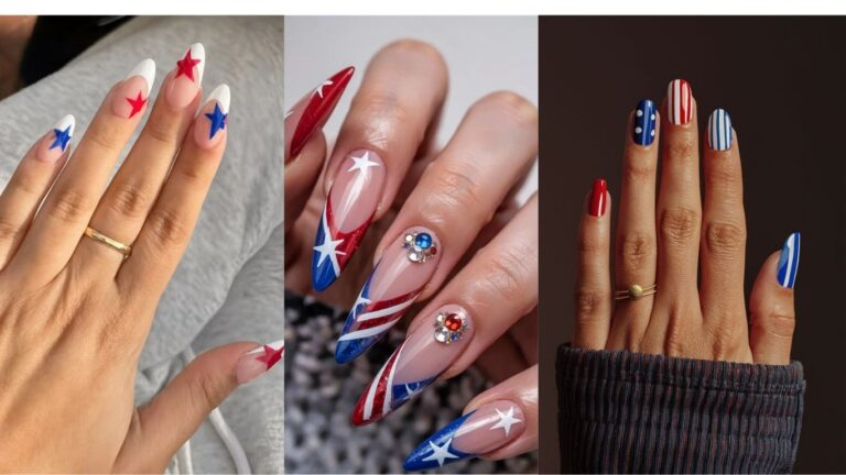 4th of July nails