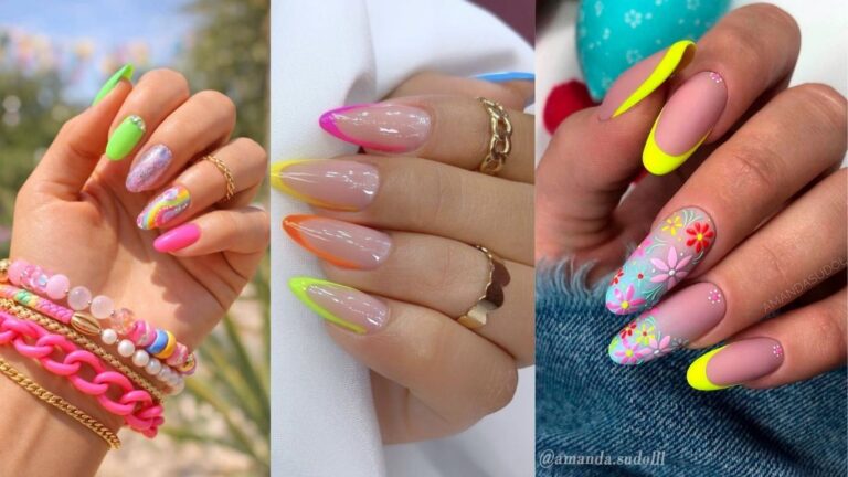 Summer neon nail designs
