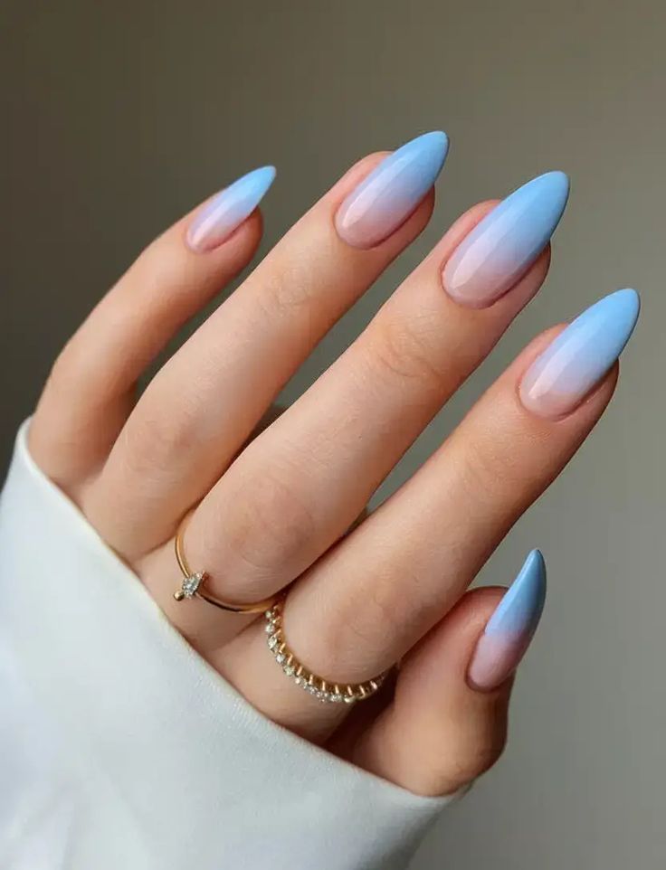Pastel chrome nails