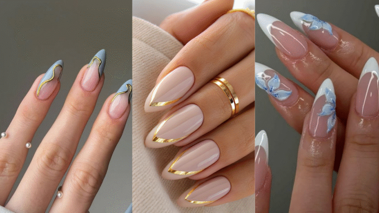 Summer Almond Shape Nails
