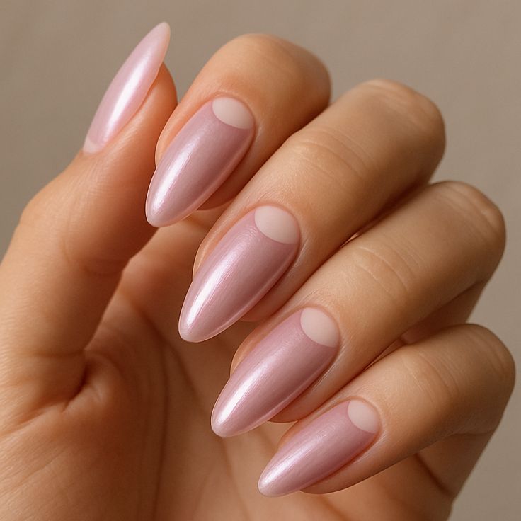 half moon nails