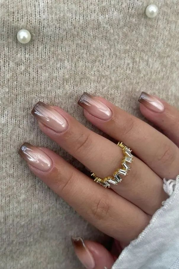 Smoky Gradient Nails