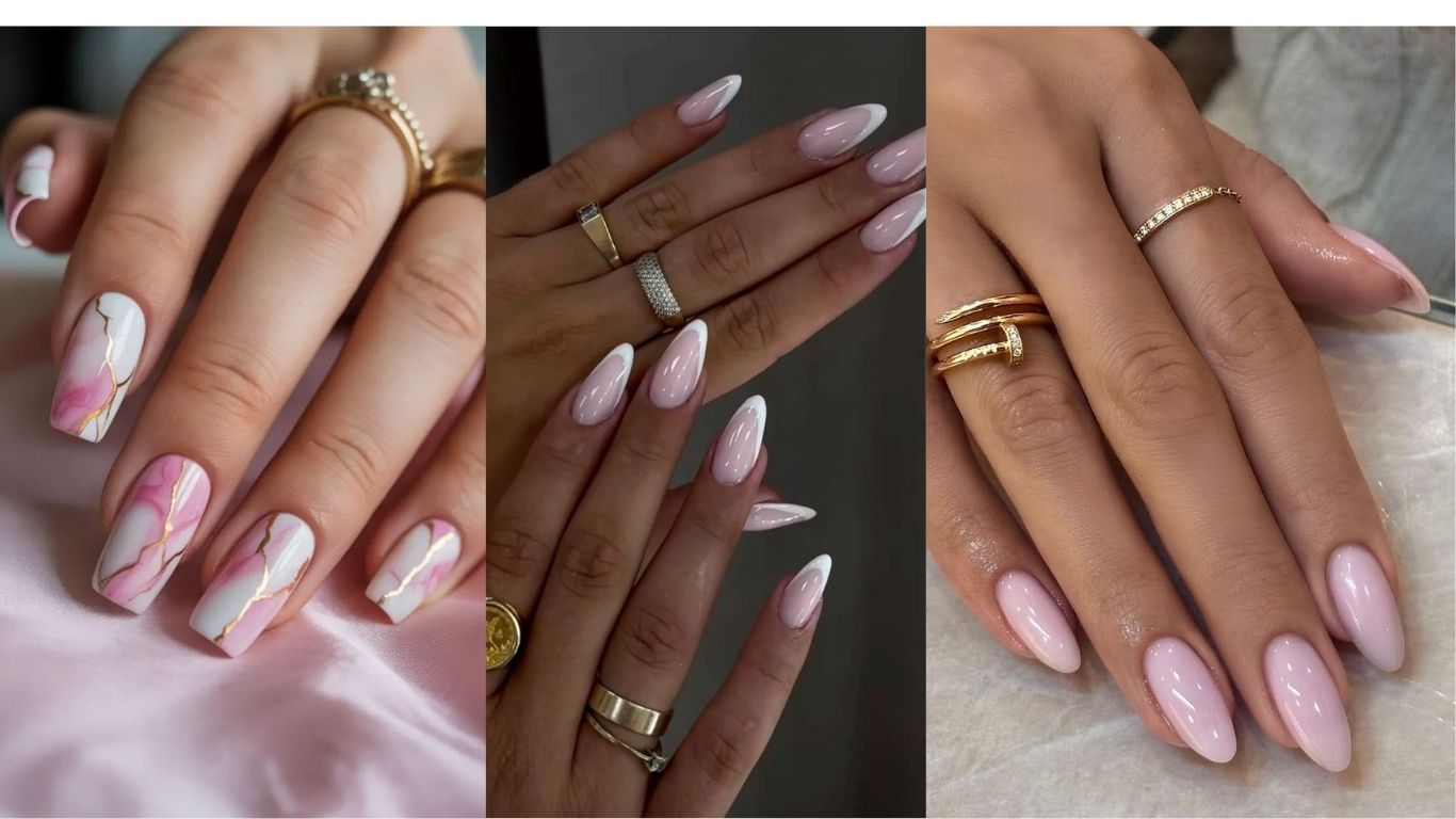 Milky Pink Nails