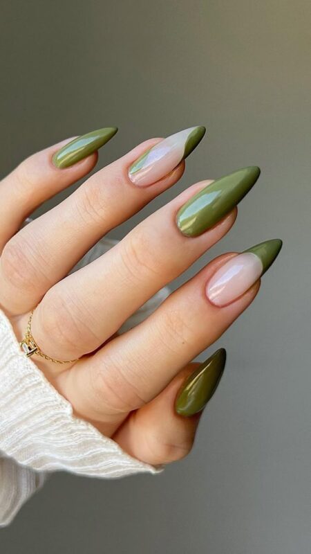 Olive Green Tips