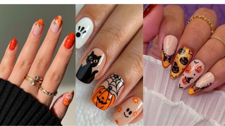 Pumpkin nails