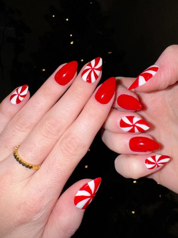 Classic Cherry with a Peppermint Stripe