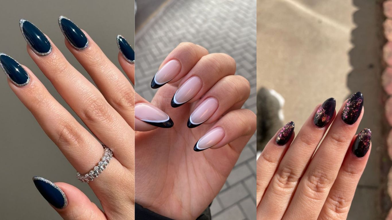 Dark Feminine Nails