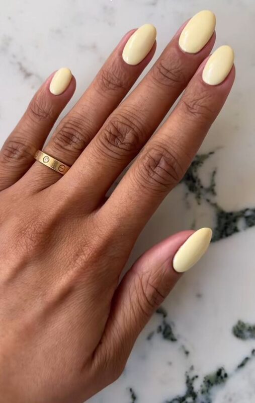 Honey Almond nails