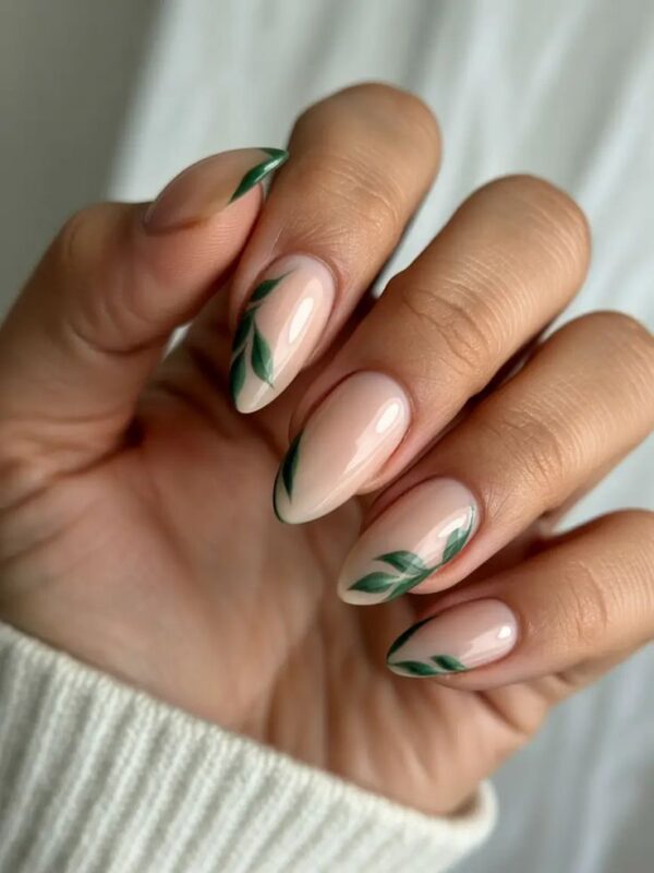 Leaf-Touched Nails