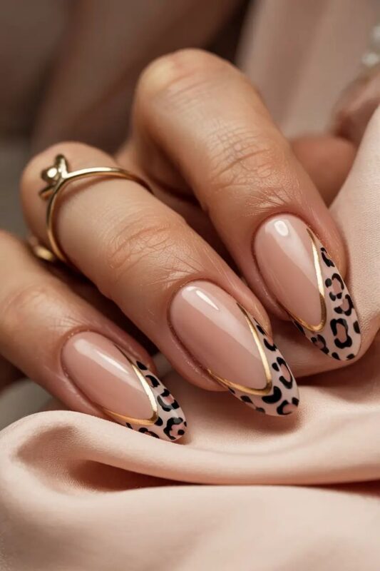 Leopard Print Nails