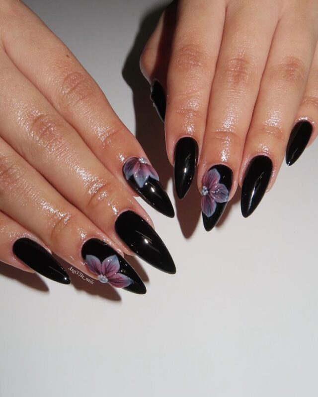 midnight nails