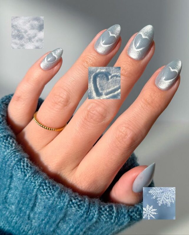 Electric Frost Pop Nails