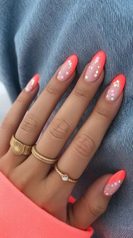 playful pink nails