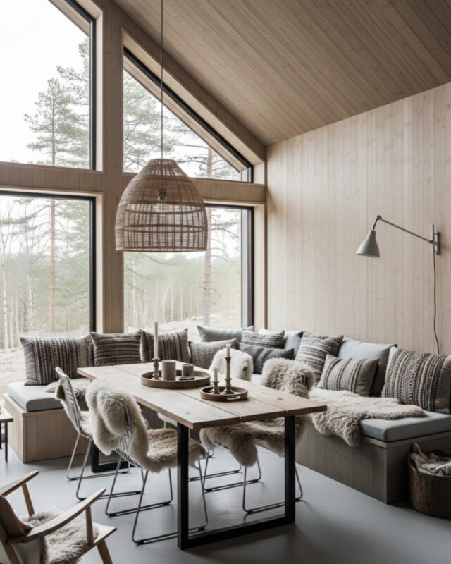 Antlers and Ambiance in an Arctic Abode