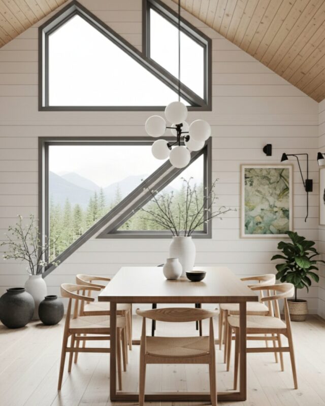 Nature’s Window Wonderland with Scandinavian Style