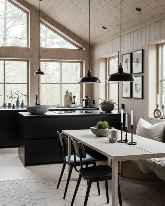 Nordic Hideaway with Minimalist Magic in Wood