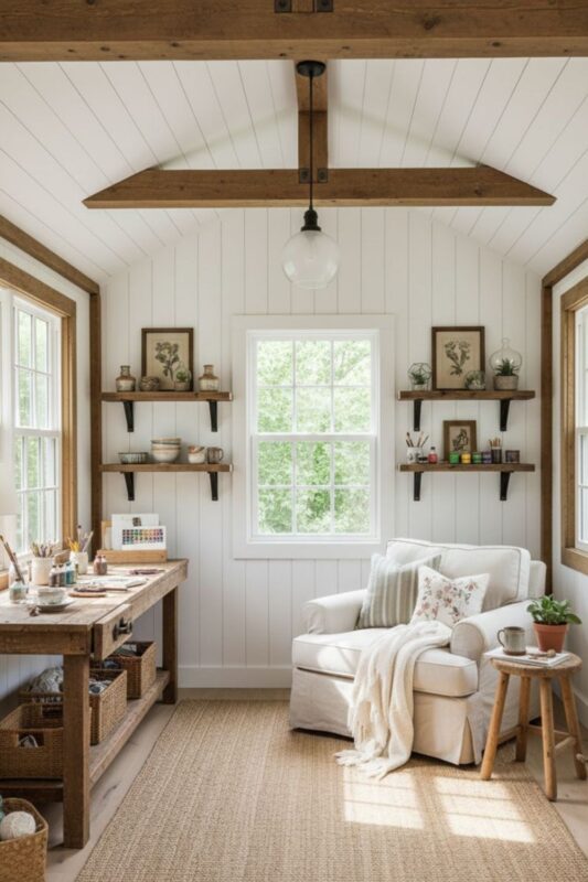 Rustic She Shed Delight