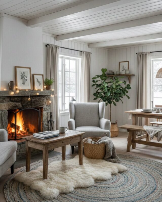 Cozy Scandinavian Cottage Haven