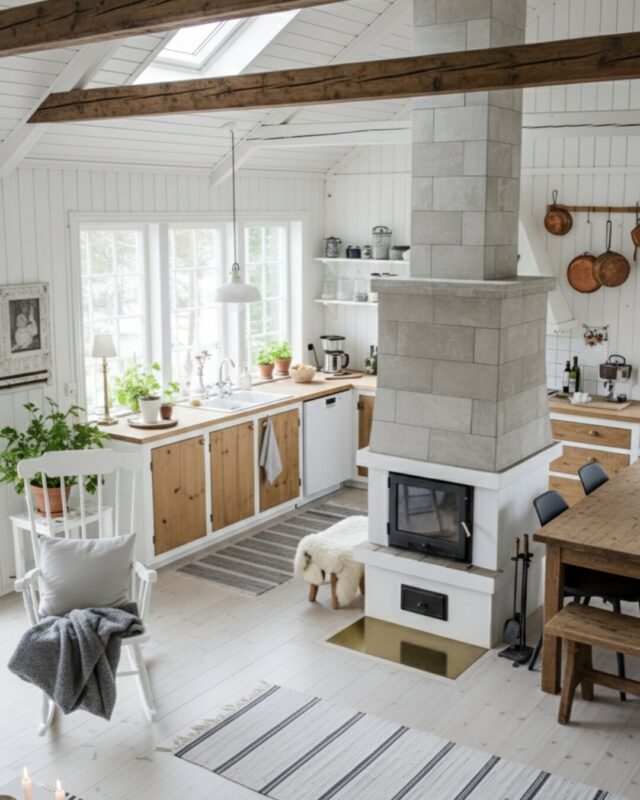 Whimsical White Wonder in Nordic Style