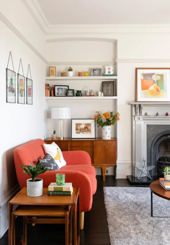 Add Midcentury Furniture Around the Sofa
