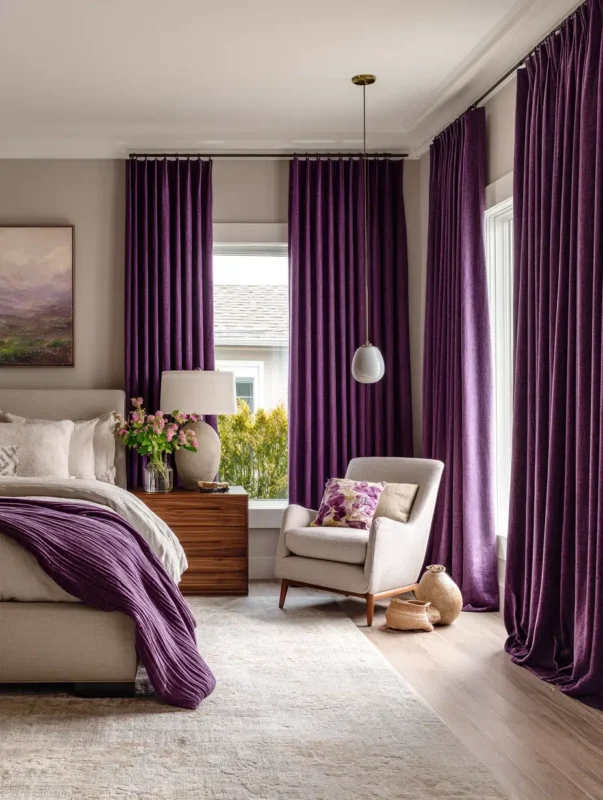 Amethyst Purple Curtains 