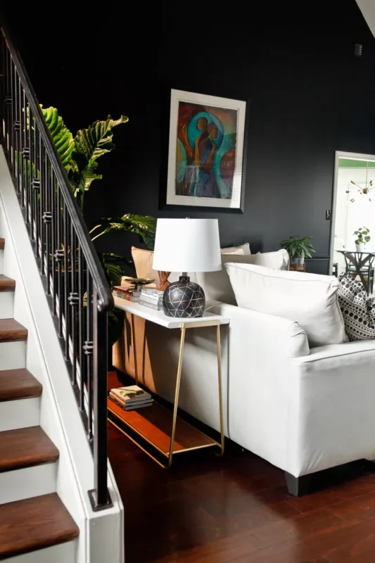 Black & White Accent Wall