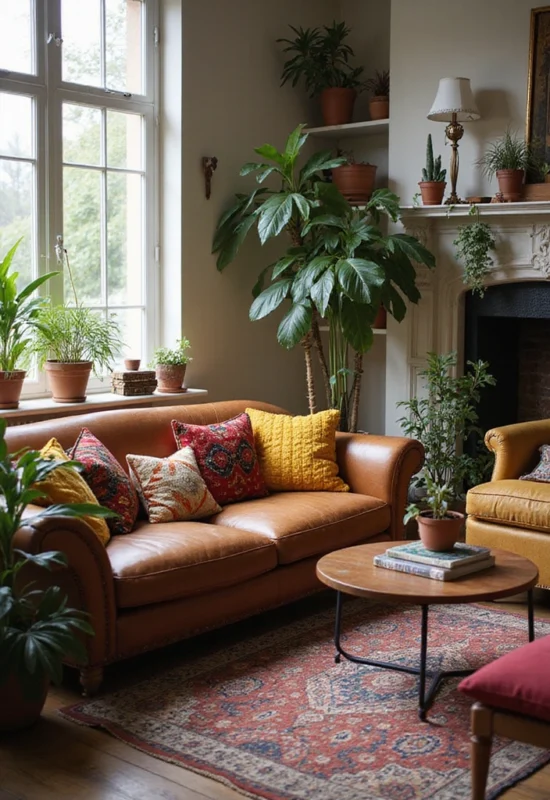 Bohemian-Inspired Living Room