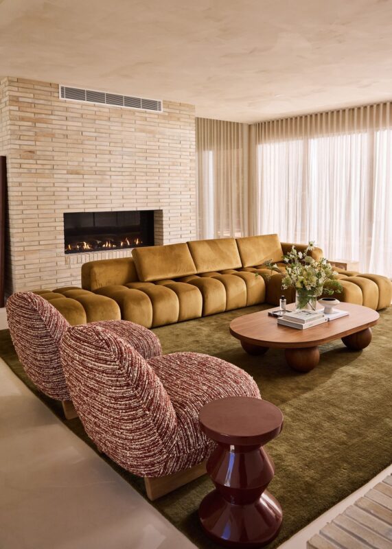 Channeled Upholstery with Architectural Texture
