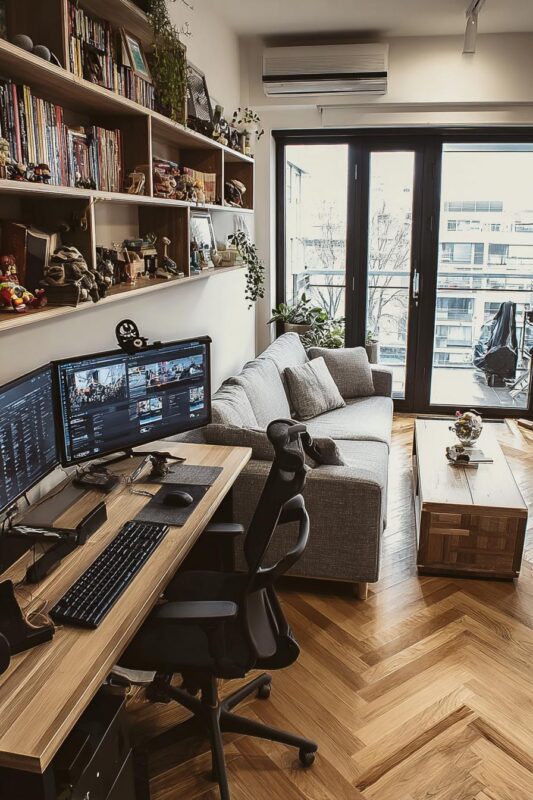 Display Personal Collectibles on Wall Mounted Shelves