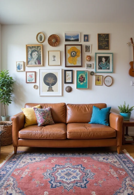eclectic living room style
